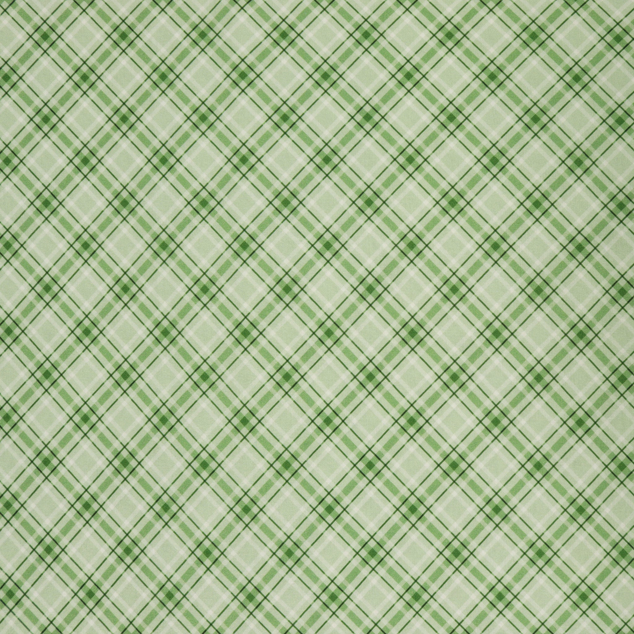 Woodland Wonderland Fabric Collection - Plaid Wonderland Green