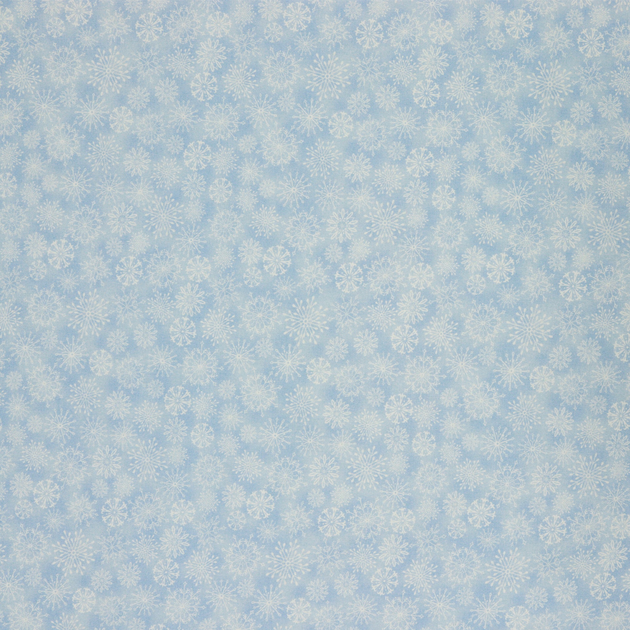 Woodland Wonderland Fabric Collection - Snowflake Wonderland Light Blue