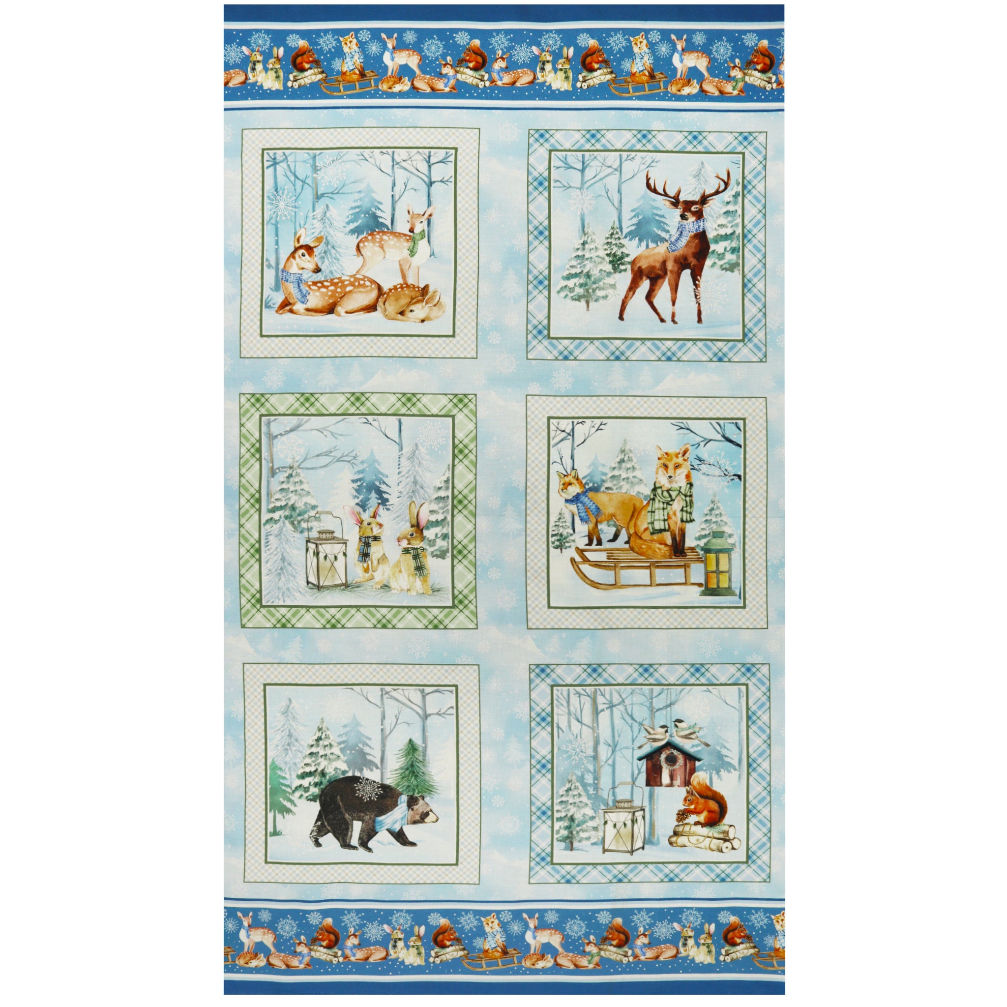 Woodland Wonderland Fabric Collection - Woodland Panel