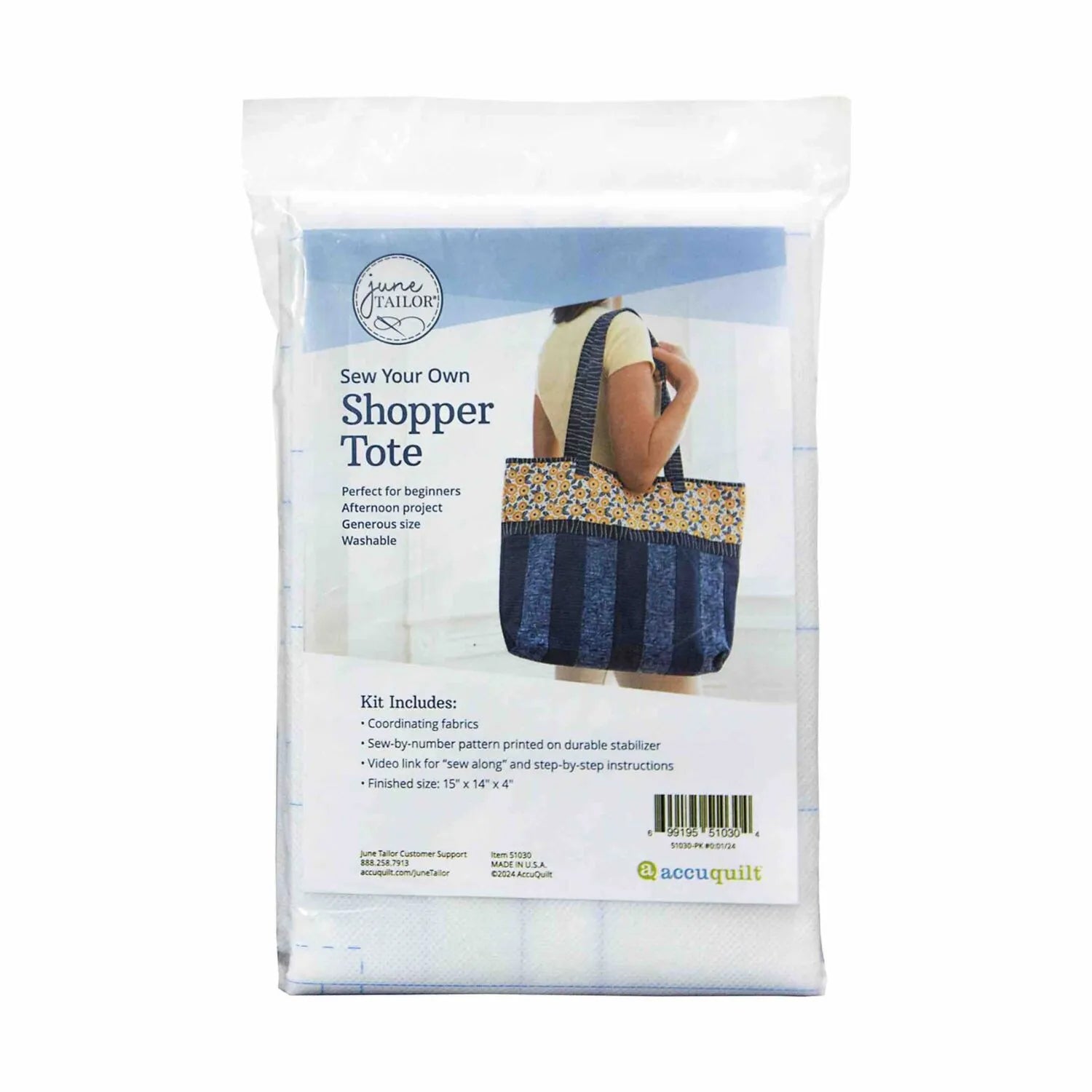 Sew-Your-Own Shopper Tote Kit