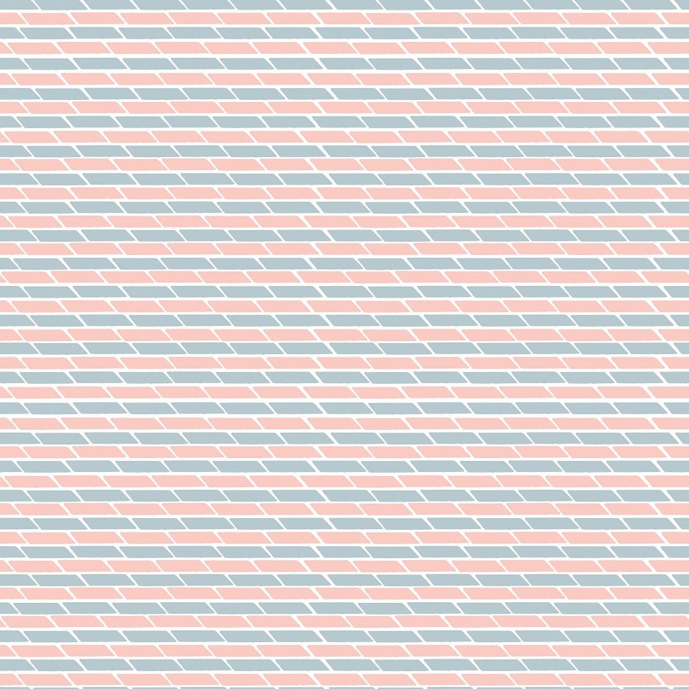 Sweet Like Roses Bricks Fabric