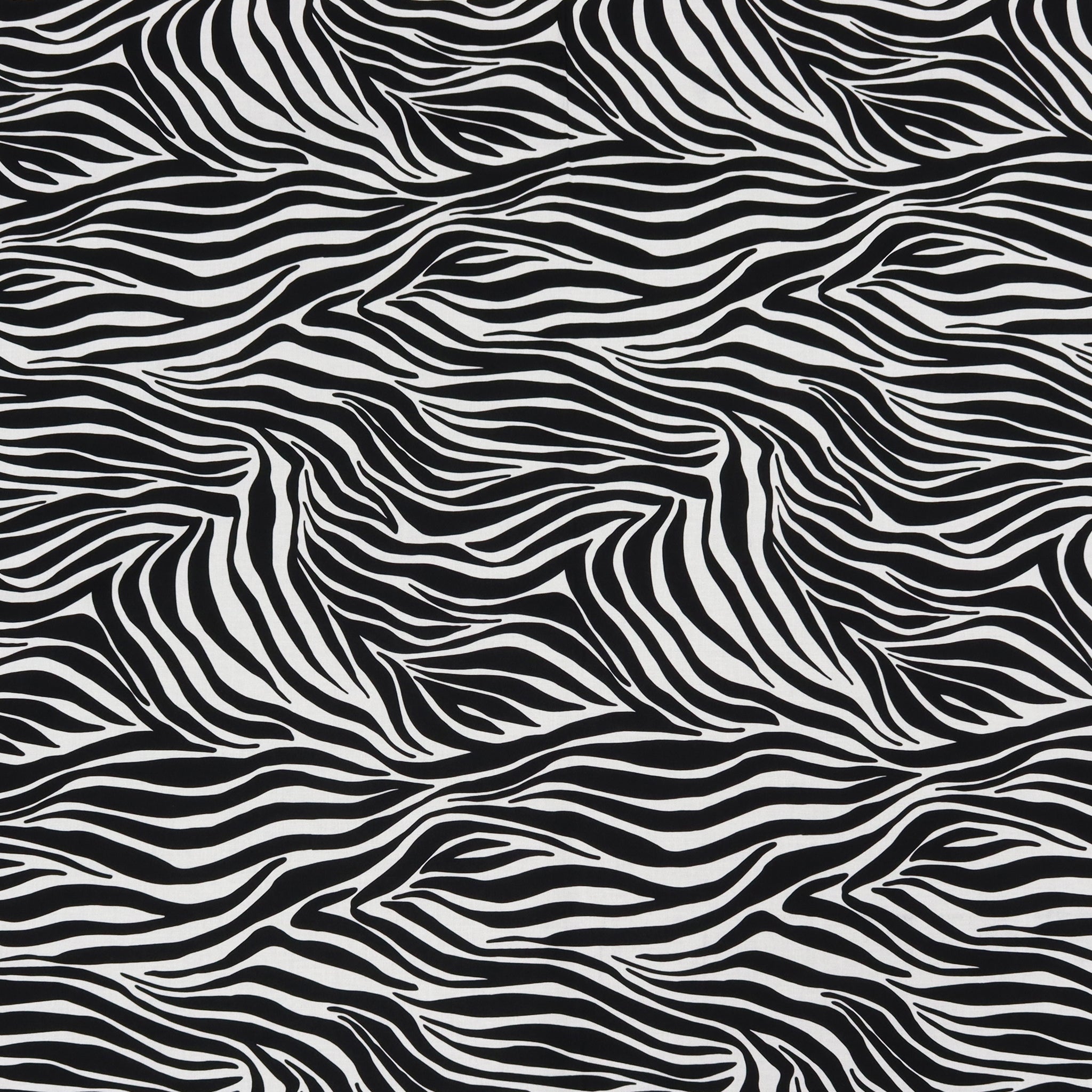 Zebras Fabric Collection - Black Zebra Stripes