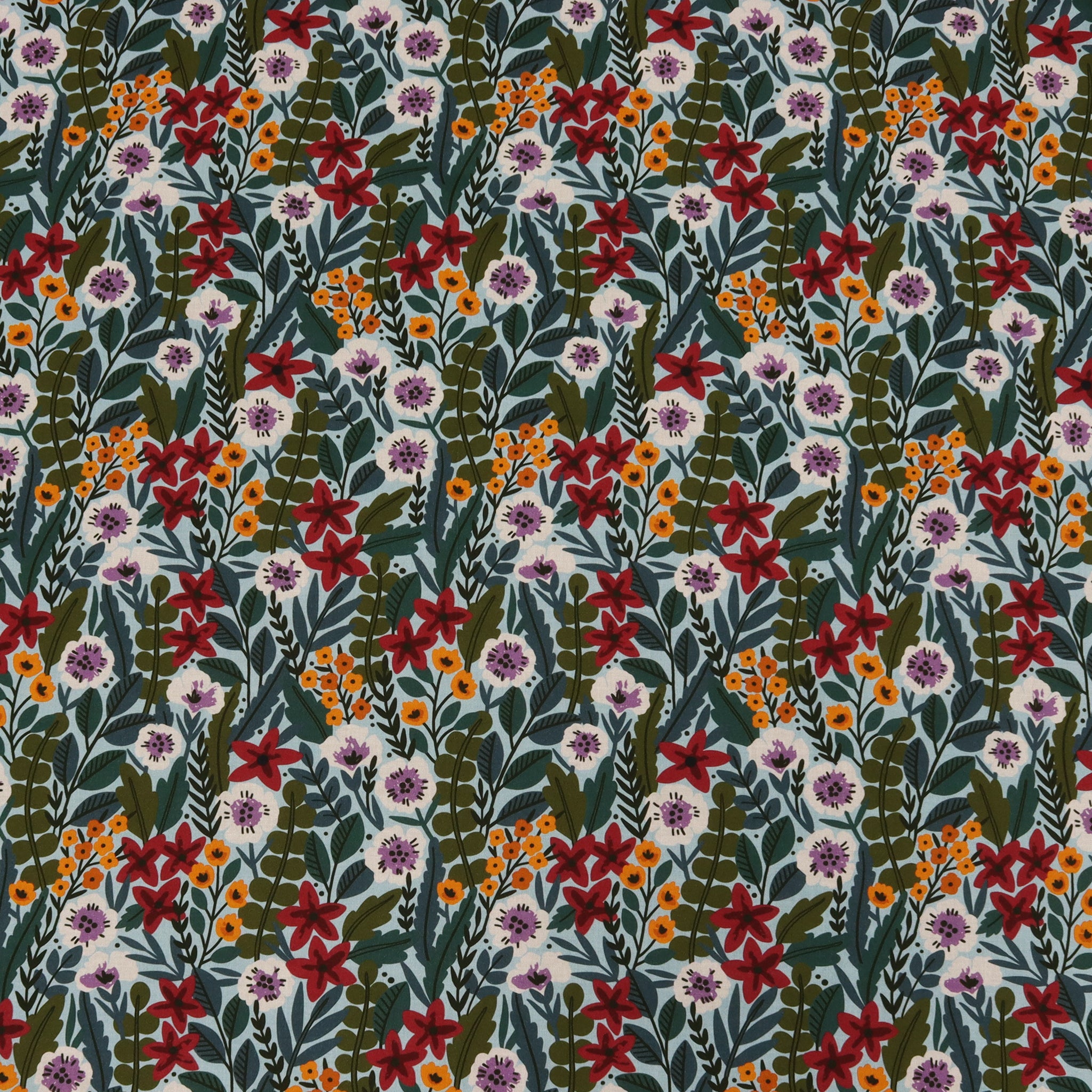 Zebras Fabric Collection - Flower Meadow