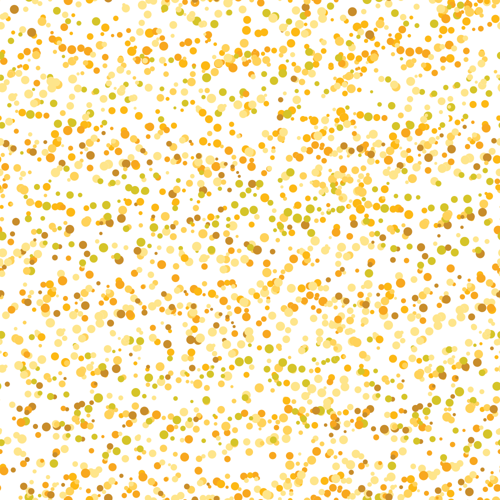 Sunflowers and Bees Dots Fabric