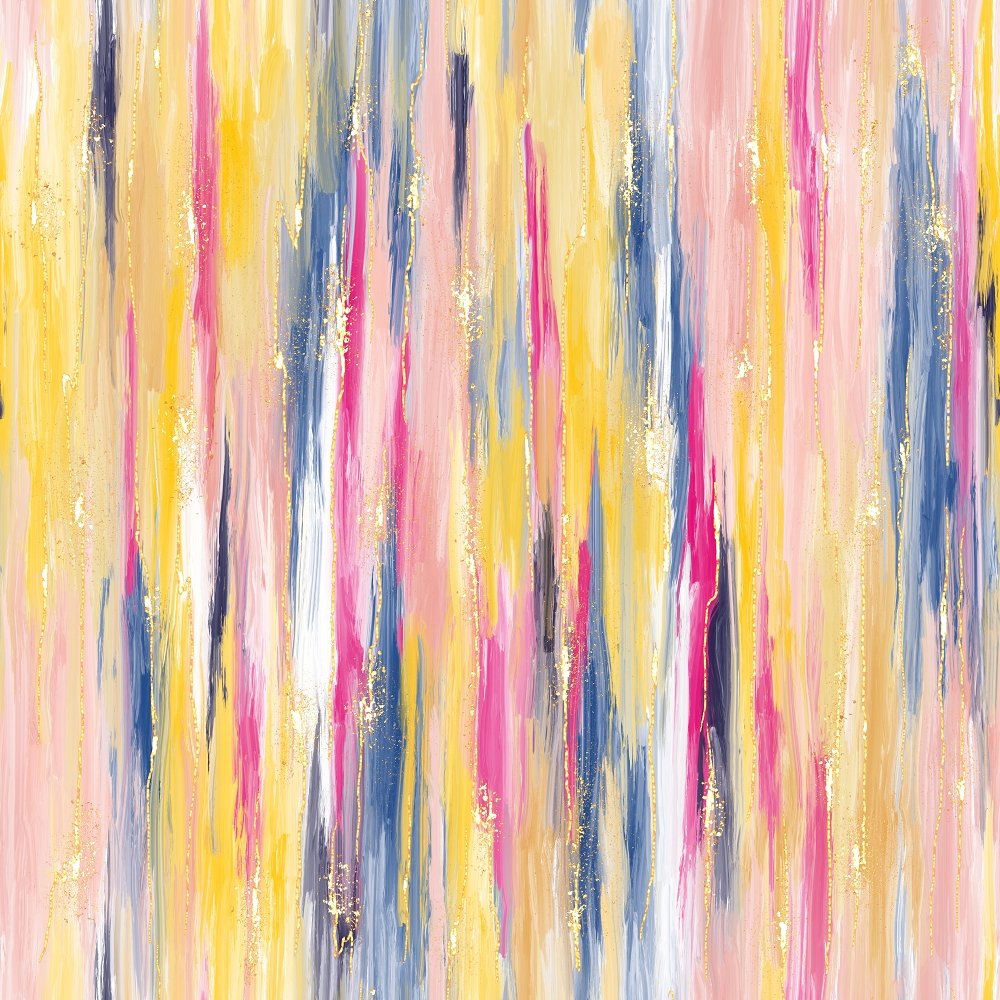 Sunset Volume Painting Fabric