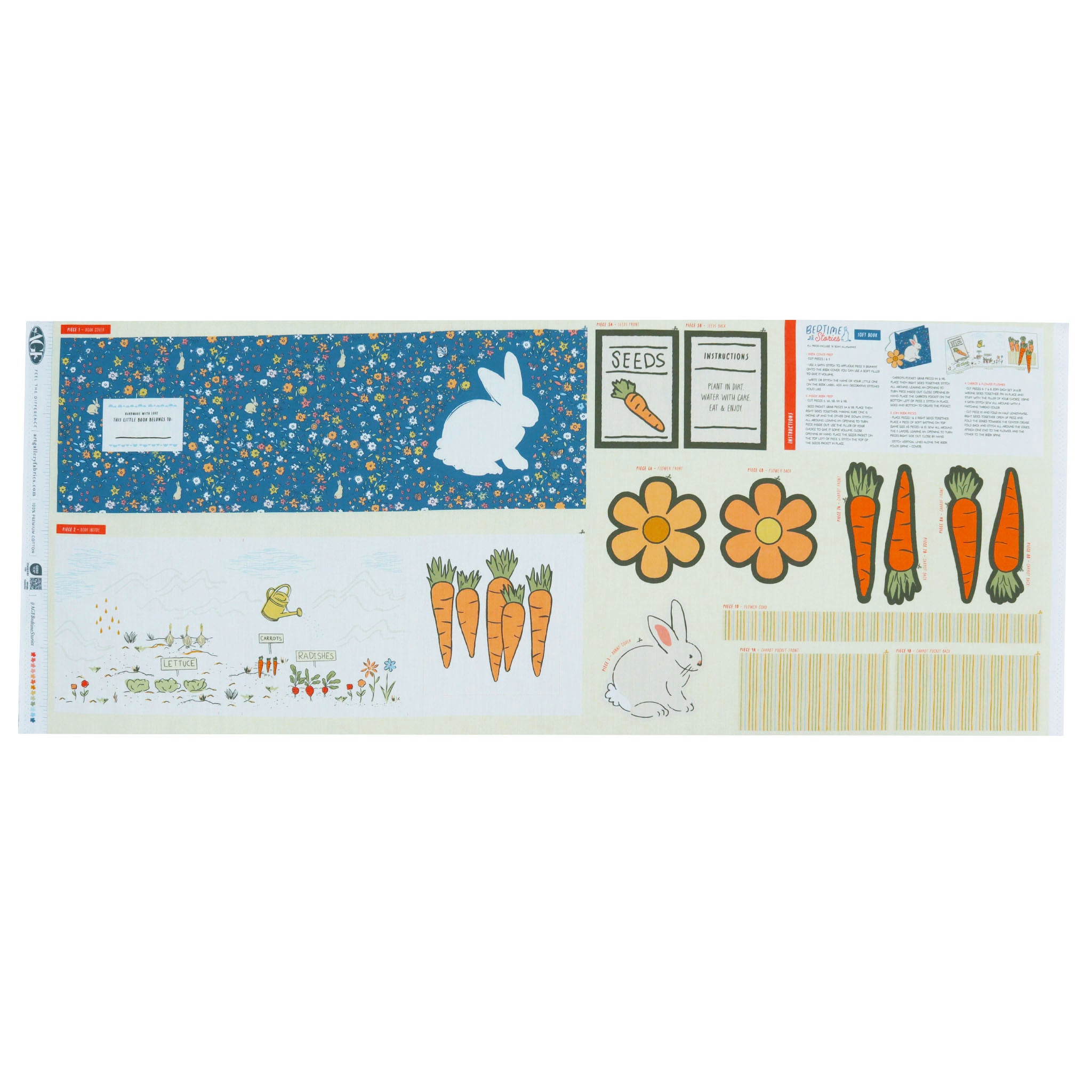 Bedtime Stories Fabric Collection - Once Upon a Storybook Panel