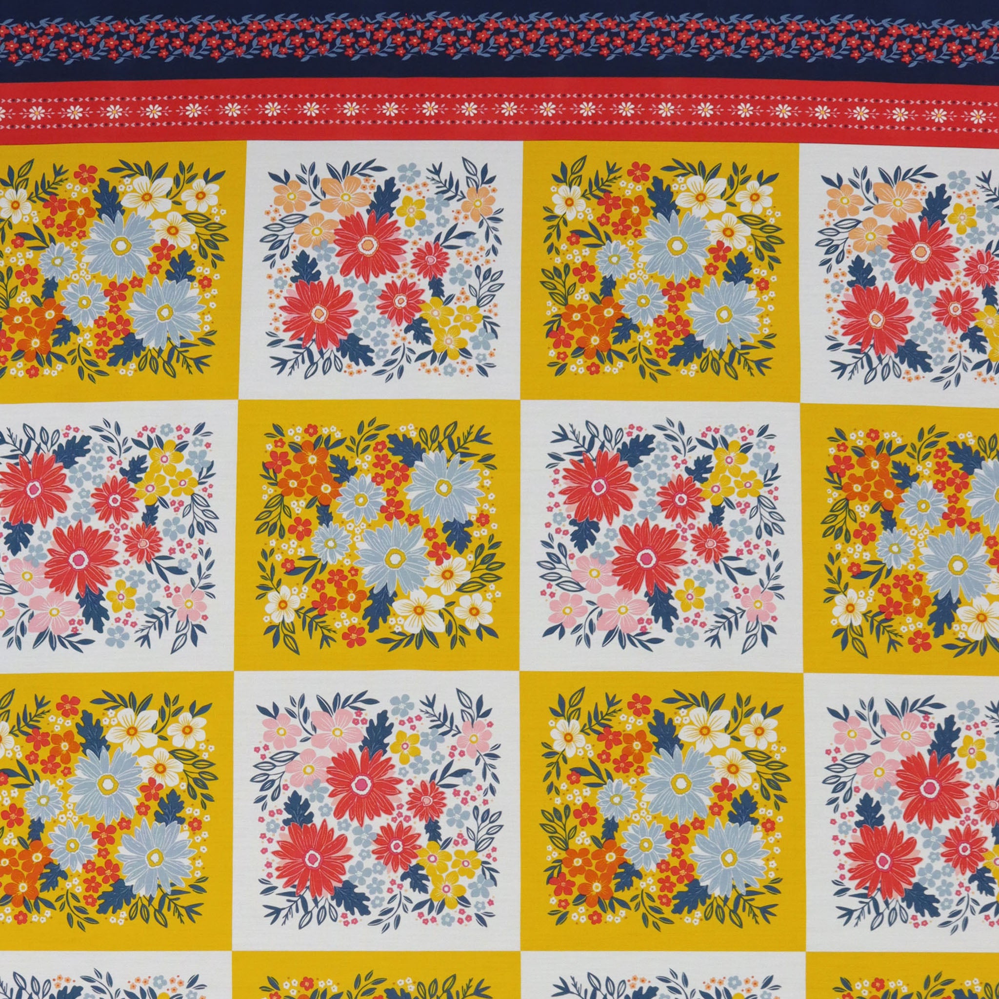 The Flower Fields Fabric Collection - Opulent Swell