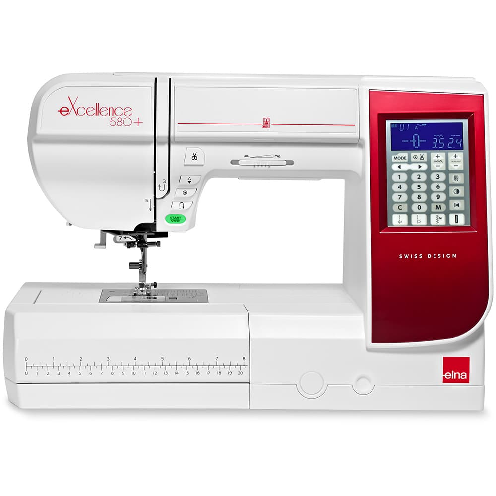 Refurbished Elna eXcellence 580+ Computerized Sewing Machine