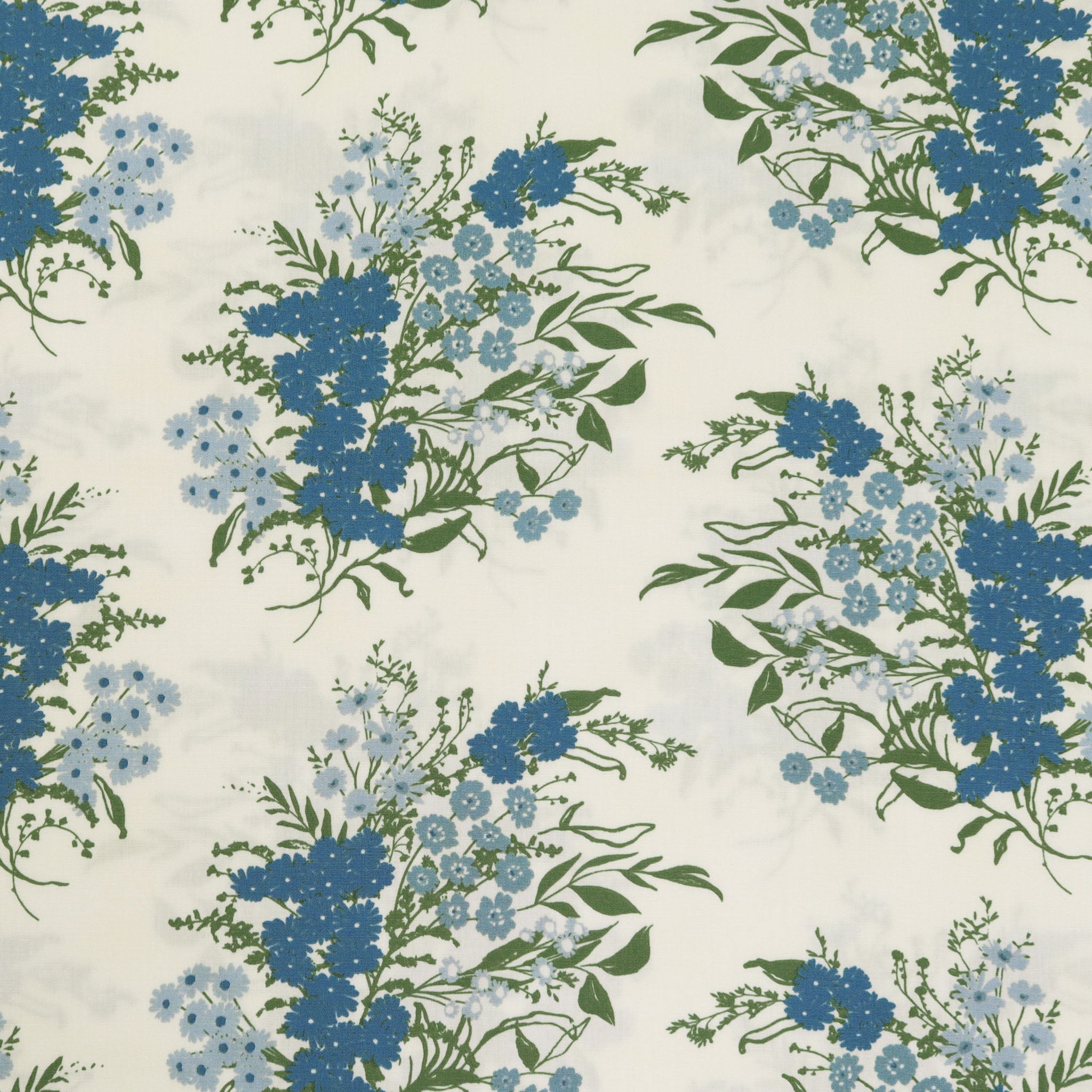 A Year in Petals Fabric Collection - Meadow Clear Skies