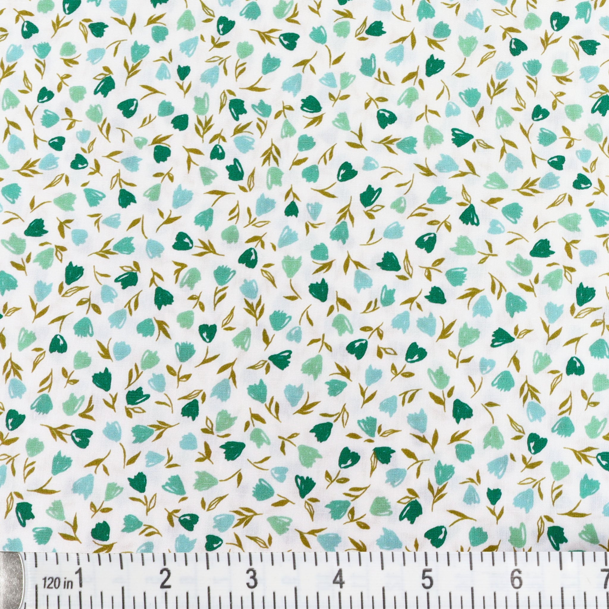 Bloomcore Fabric Collection - Floral Frenzy Lagoon