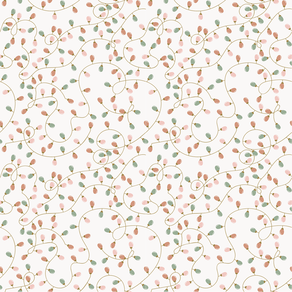 Cider & Sage Christmas Lights Fabric