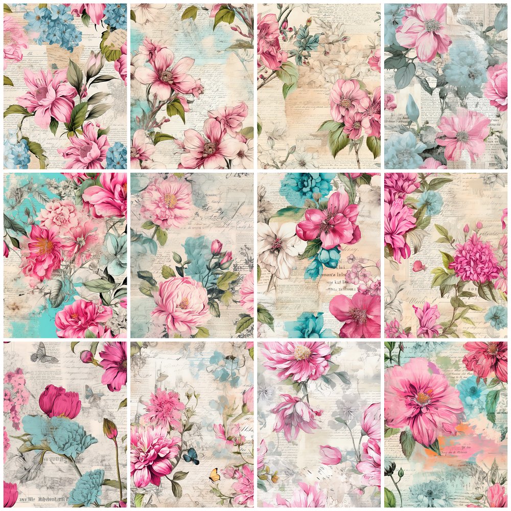 Chapters in Bloom Fat Quarter Bundle - 12 Pieces