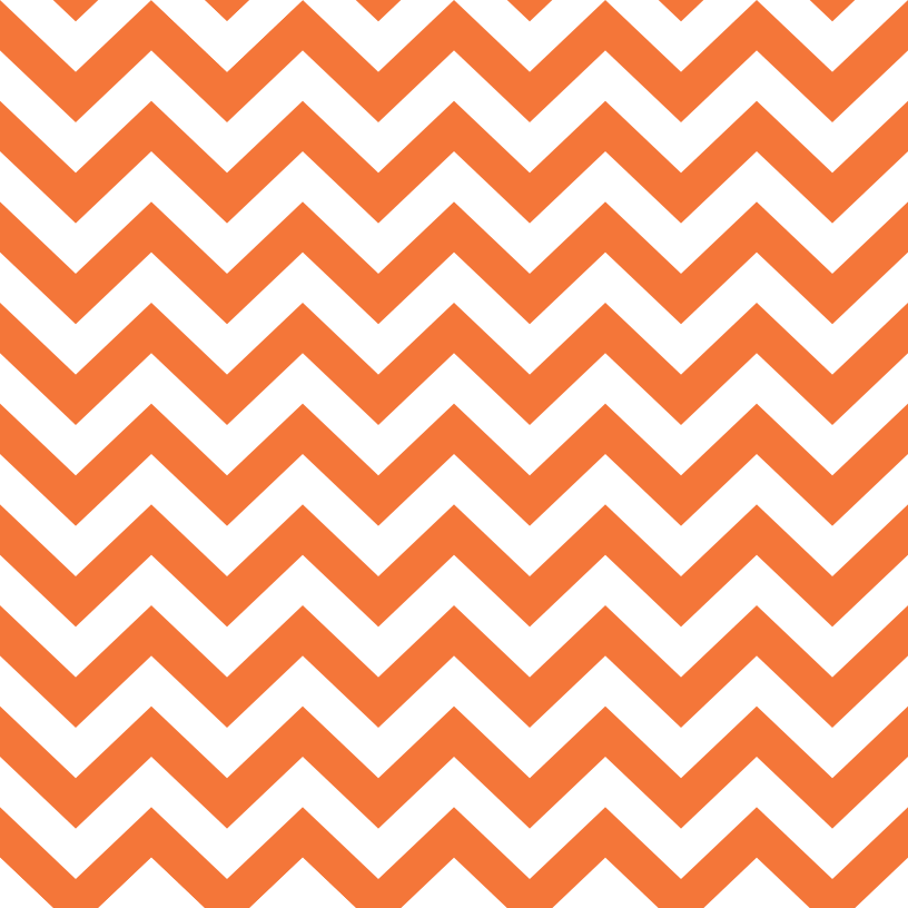 Chevron Zigzag Fabric - Pumpkin