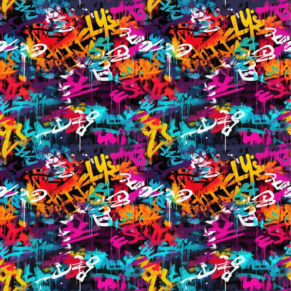 Colorful Neon Graffiti