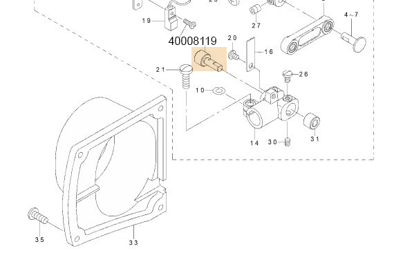 40008119 JUNCTION SHAFT A