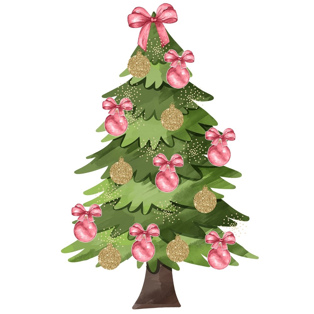 Christmas Tree #6 Fabric Panel