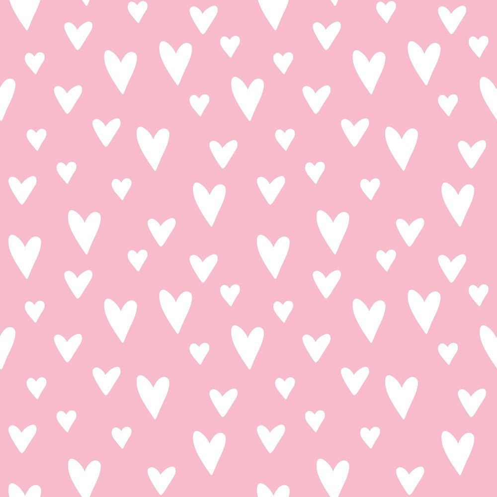 XOXO Hearts Pattern #10 Fabric - Pink