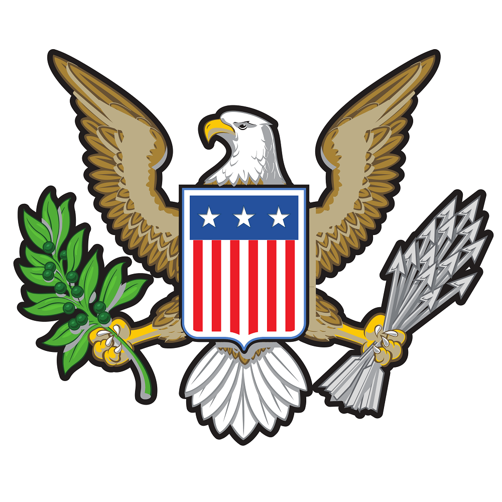 USA National Symbol Fabric Panel