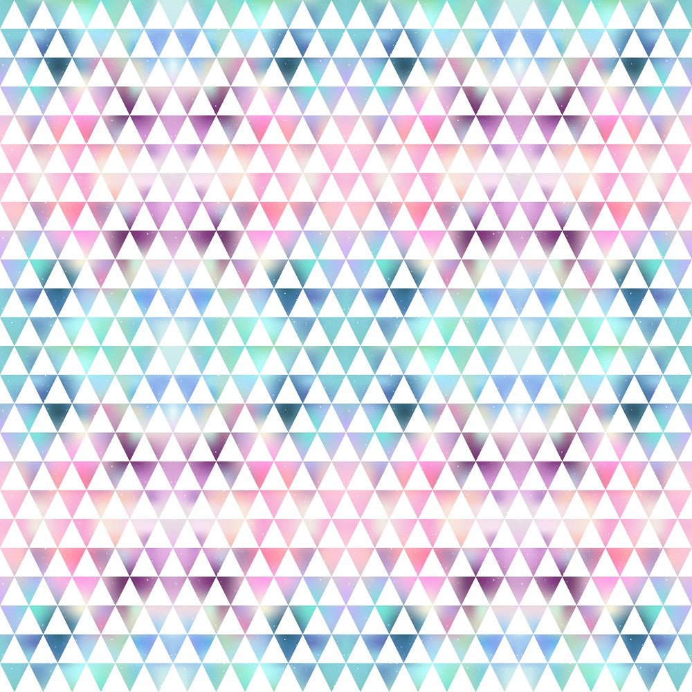 Vibrant Geometric Triangle Fabric