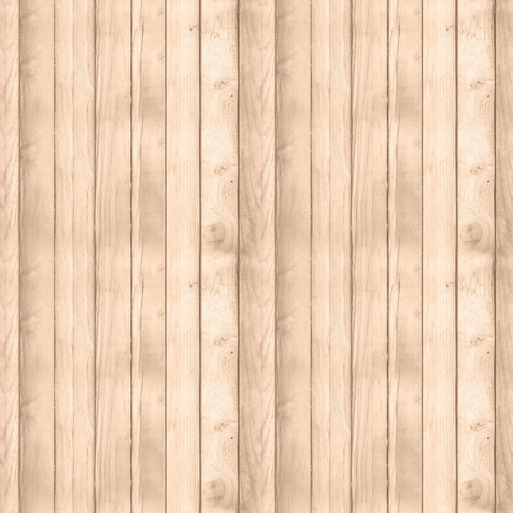 Wood Planks Fabric - Tan