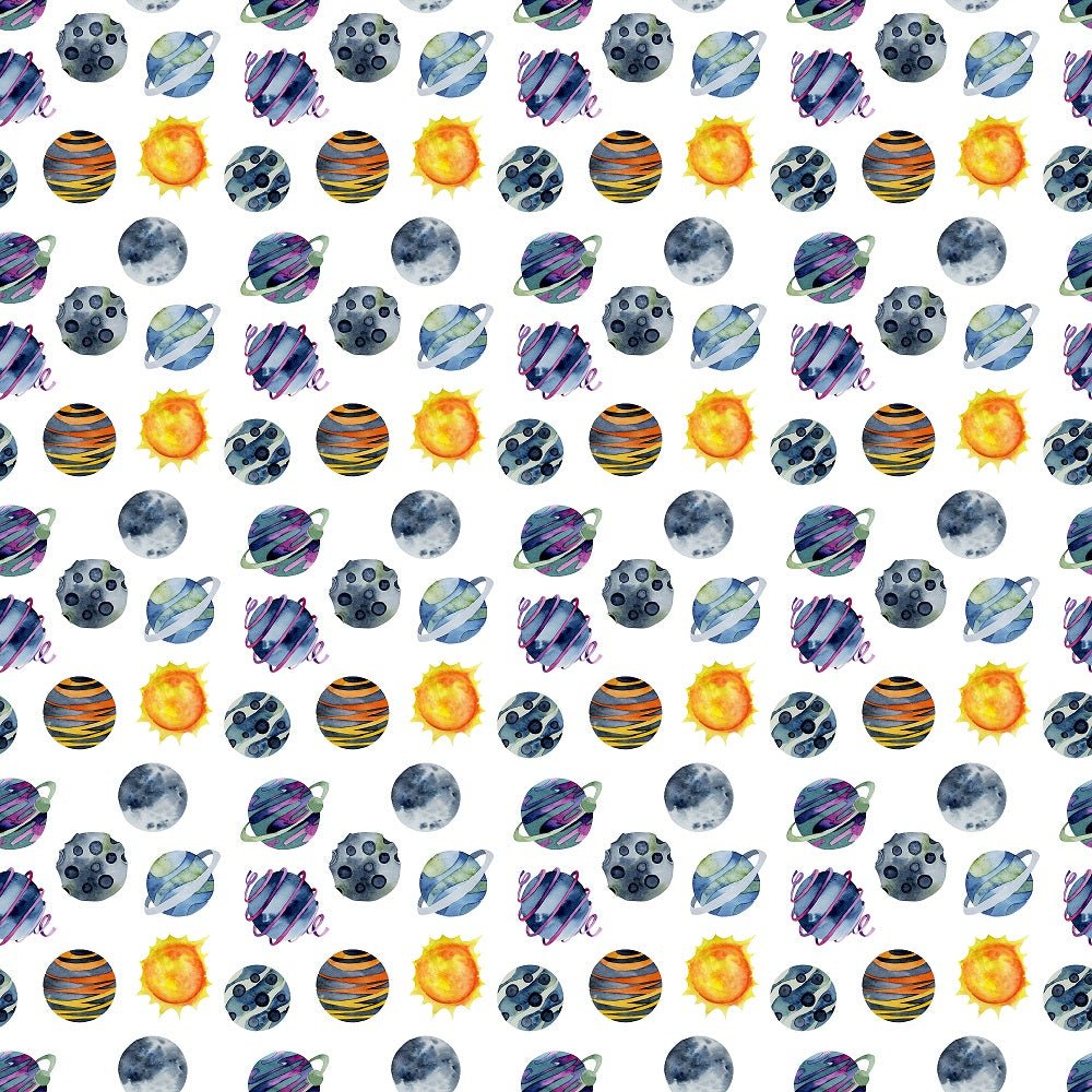 Children's Space Pattern #8 Fabric