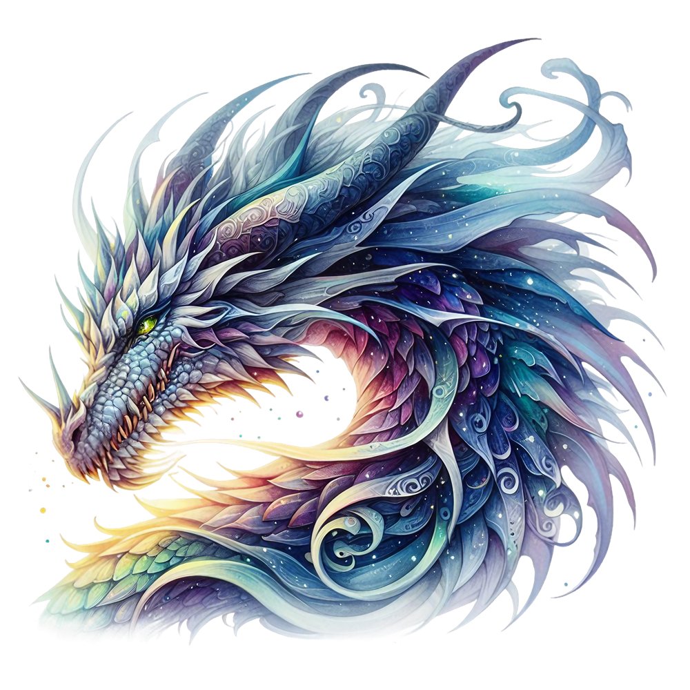 The Dragon Lair Dragon #60 Fabric Panel