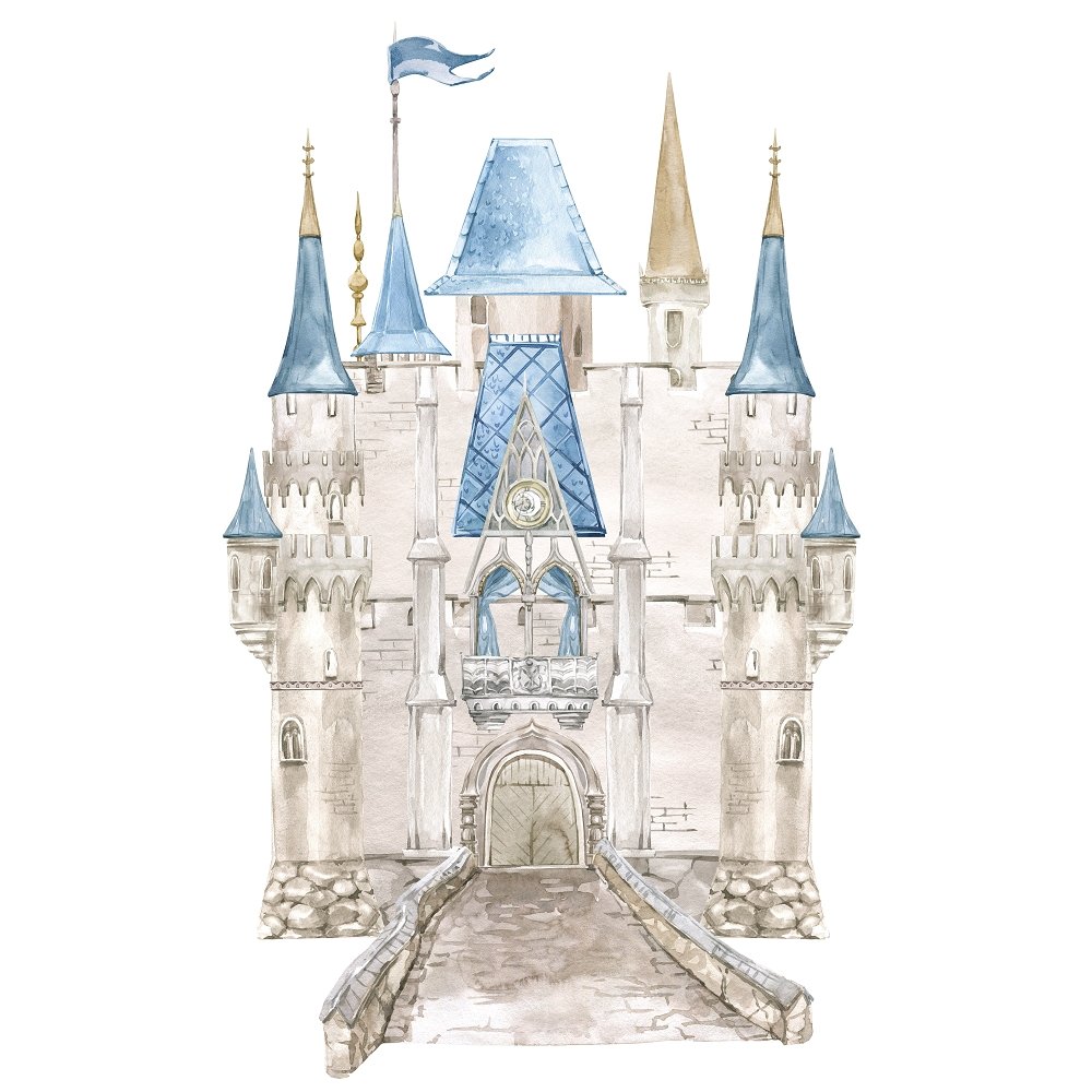 The Queen's Castle Fabric Panel - Variation 4