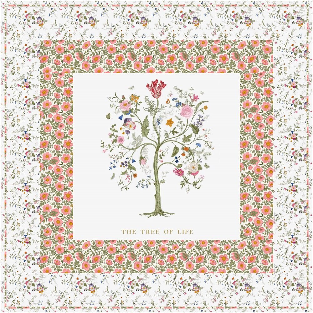 Tree Of Life Wall Hanging/Lap Quilt Kit - 42" x 42"