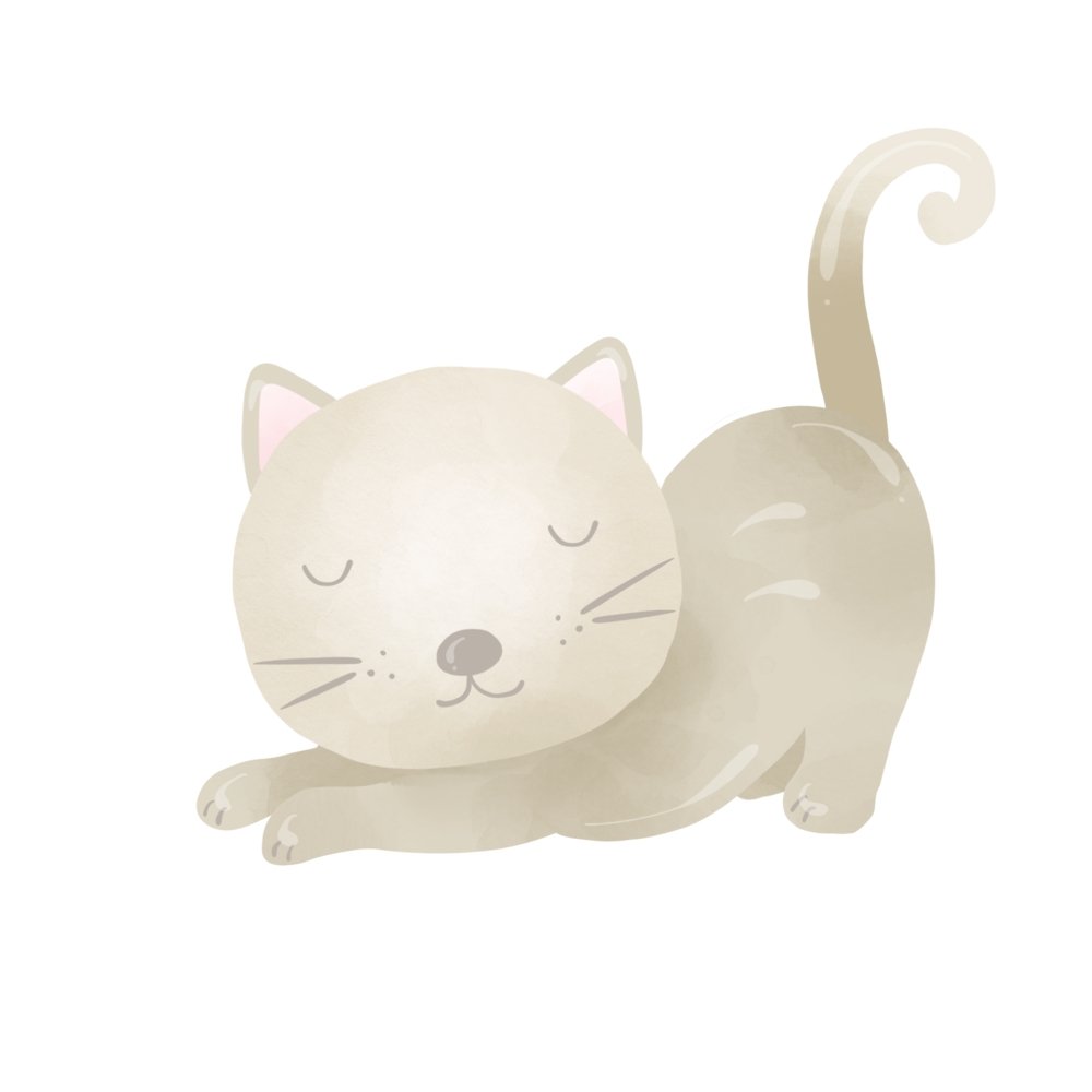 The Cutest Little Farm Cat Fabric Panel