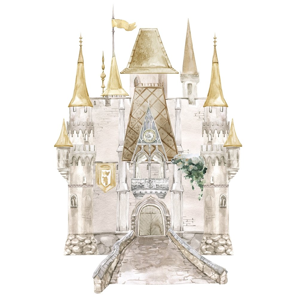 The Queen's Castle Fabric Panel - Variation 3