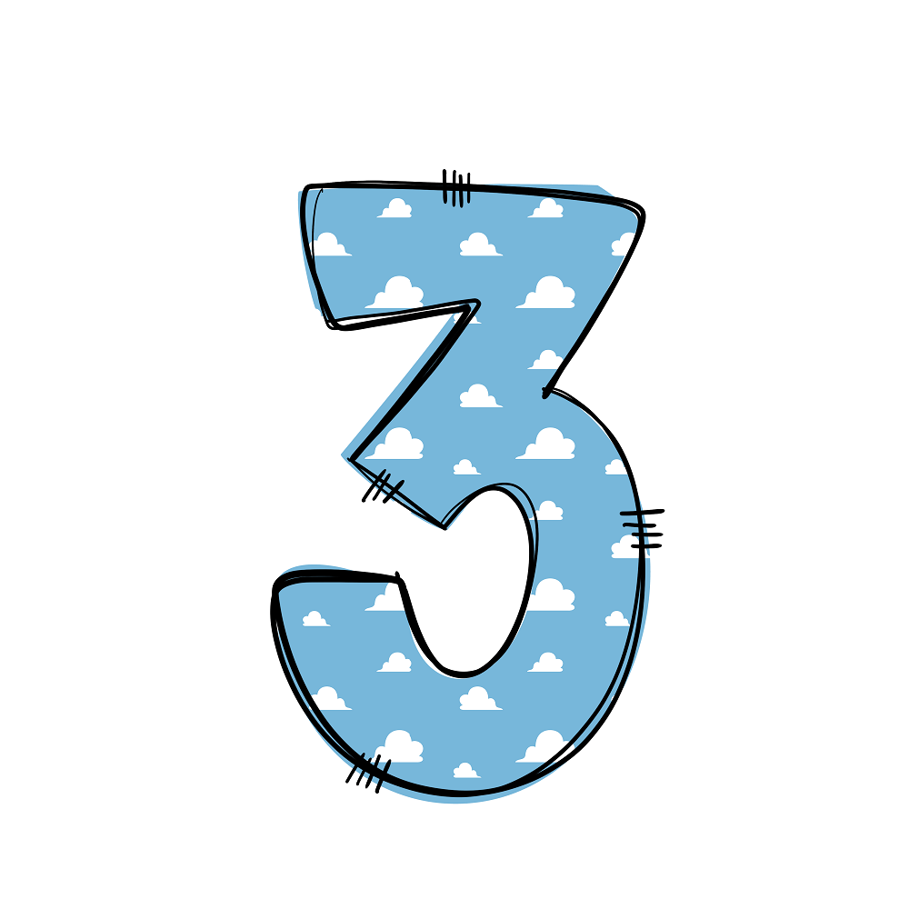 Western Cowboy ''3'' Clouds Fabric Panel