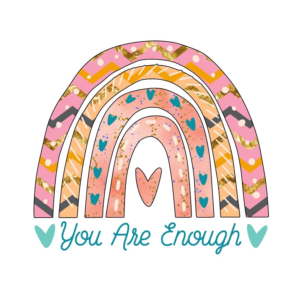 You are enough Fabric Panel