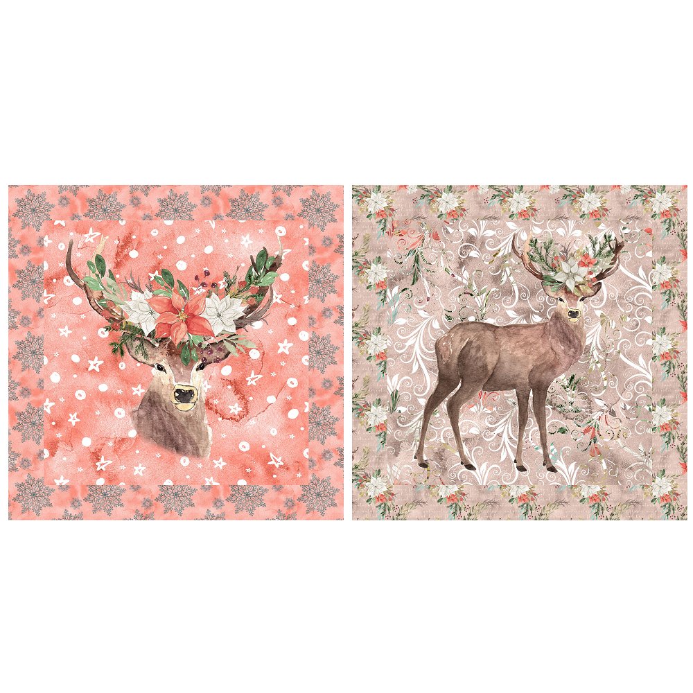 Winter Dreams Pillow Fabric Panels