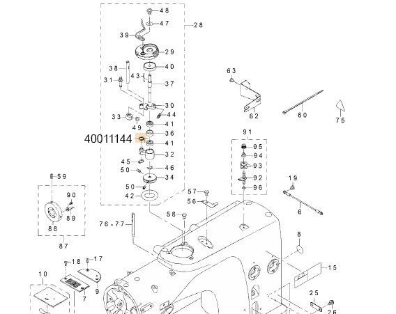 40011144 BTW TORSION SPRING