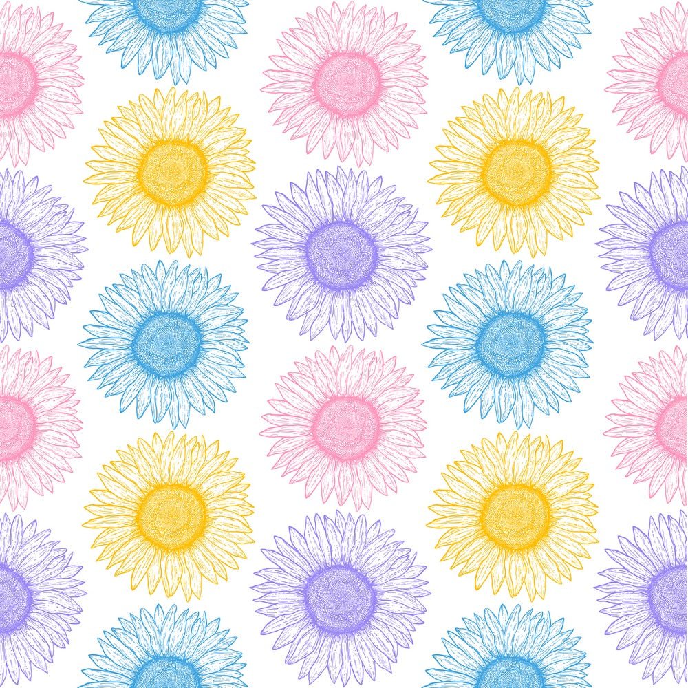 Sunflowers Fabric - Multi