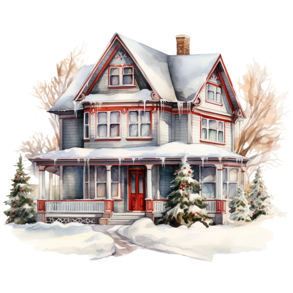 Winter Wonder Lane #19 Fabric Panel