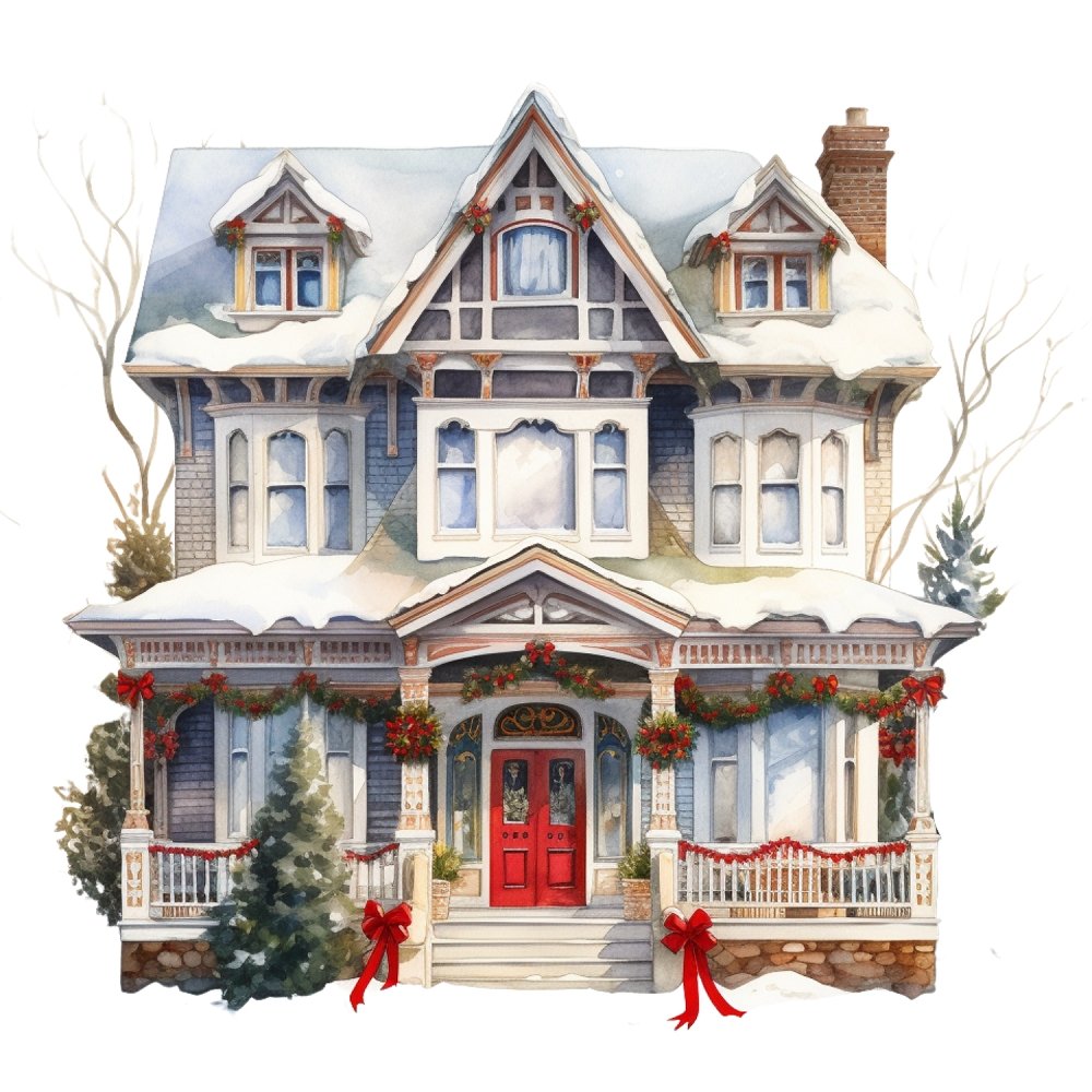 Winter Wonder Lane #4 Fabric Panel