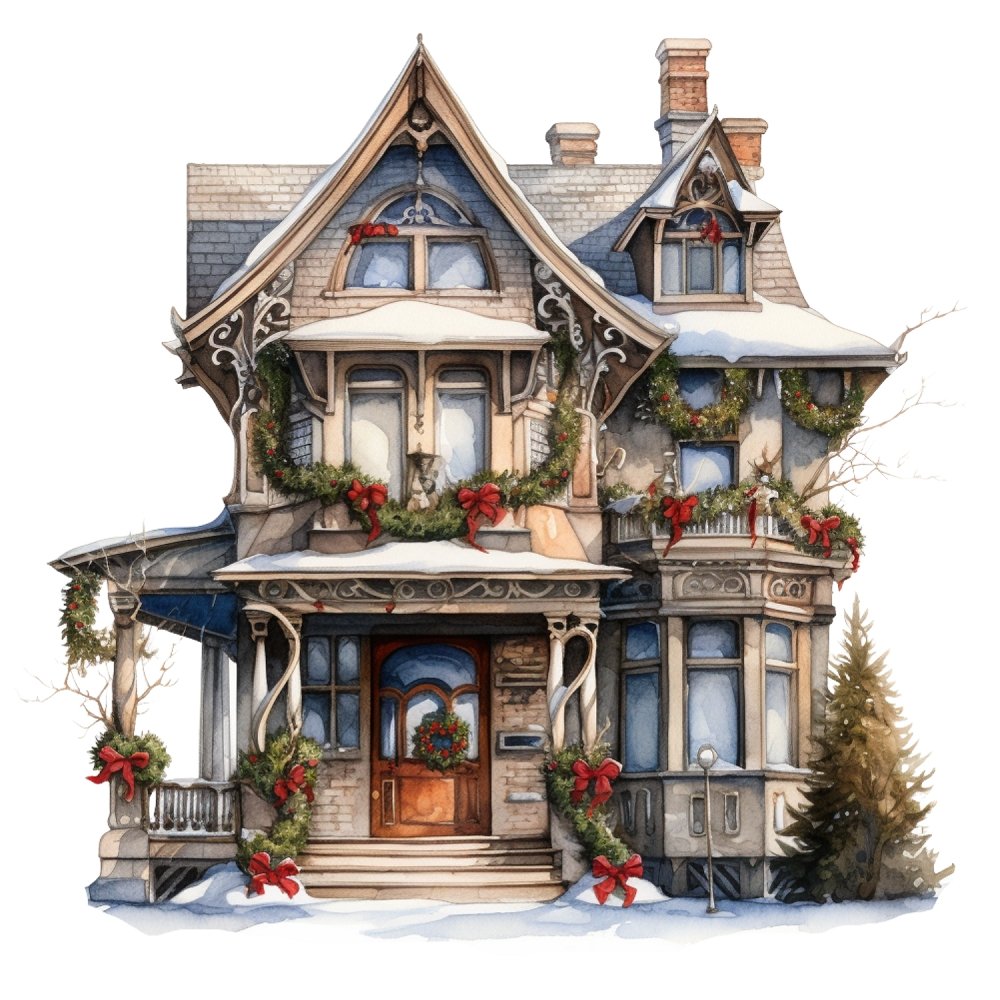 Winter Wonder Lane #5 Fabric Panel