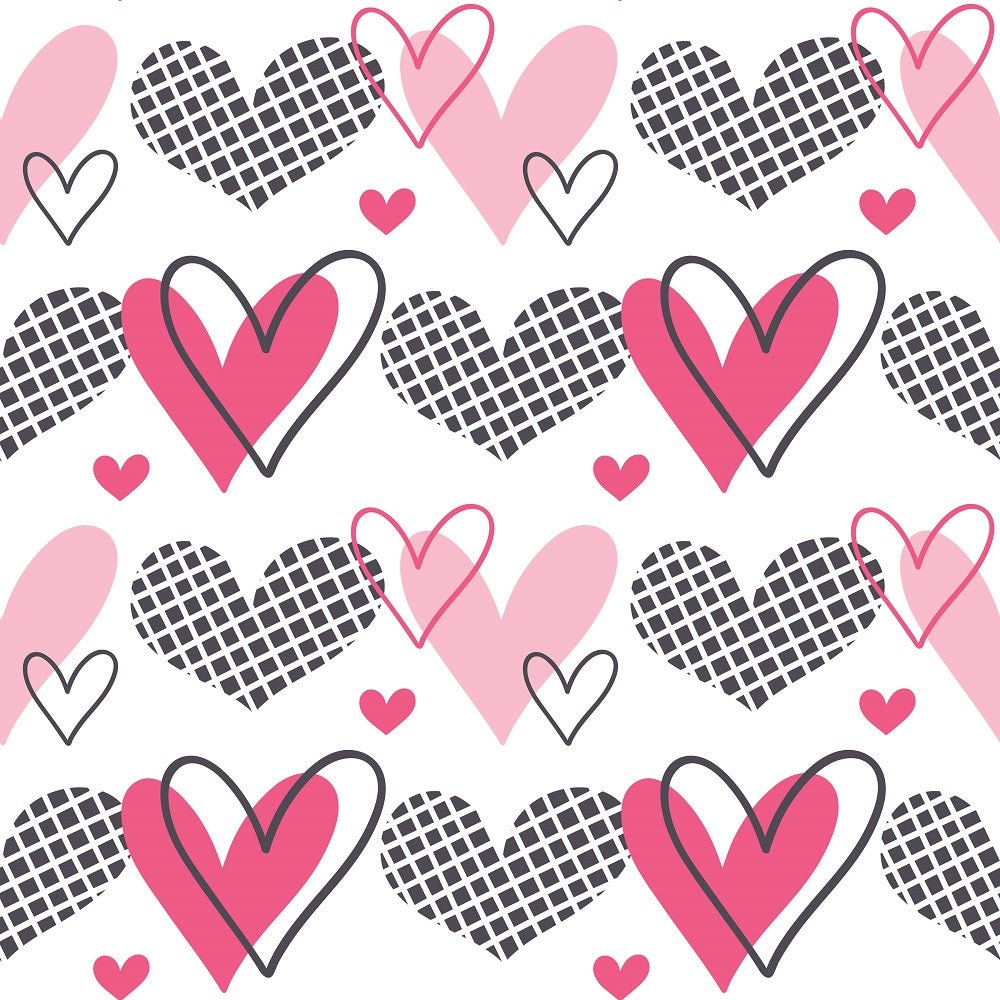 XOXO Hearts Pattern #15 Fabric