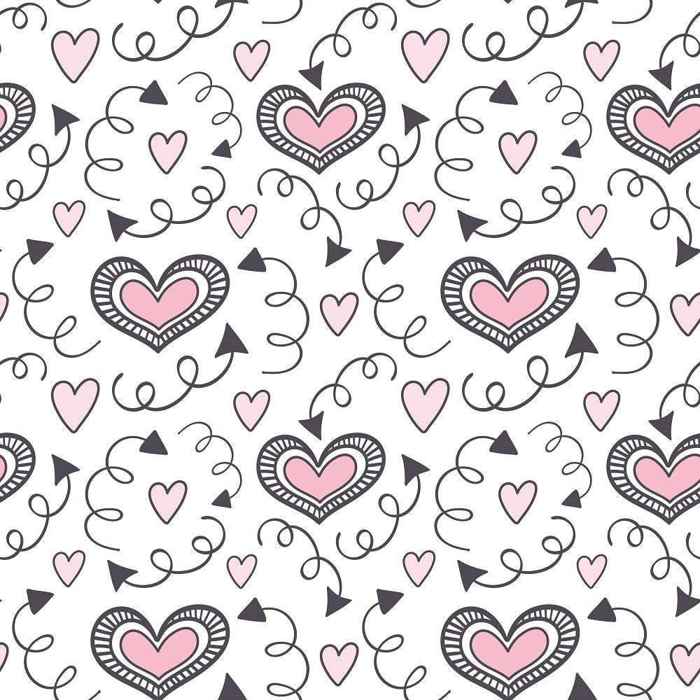 XOXO Hearts Pattern #20 Fabric