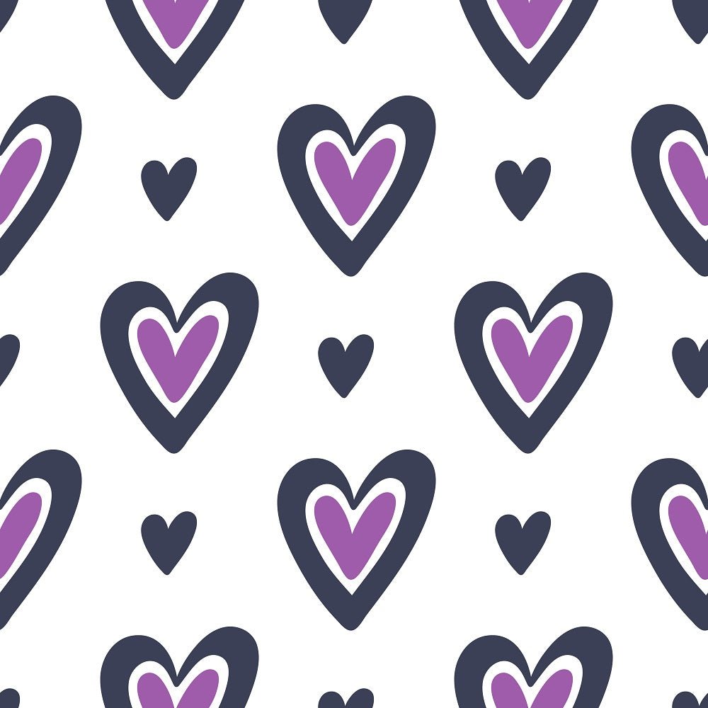 XOXO Hearts Pattern #8 Fabric