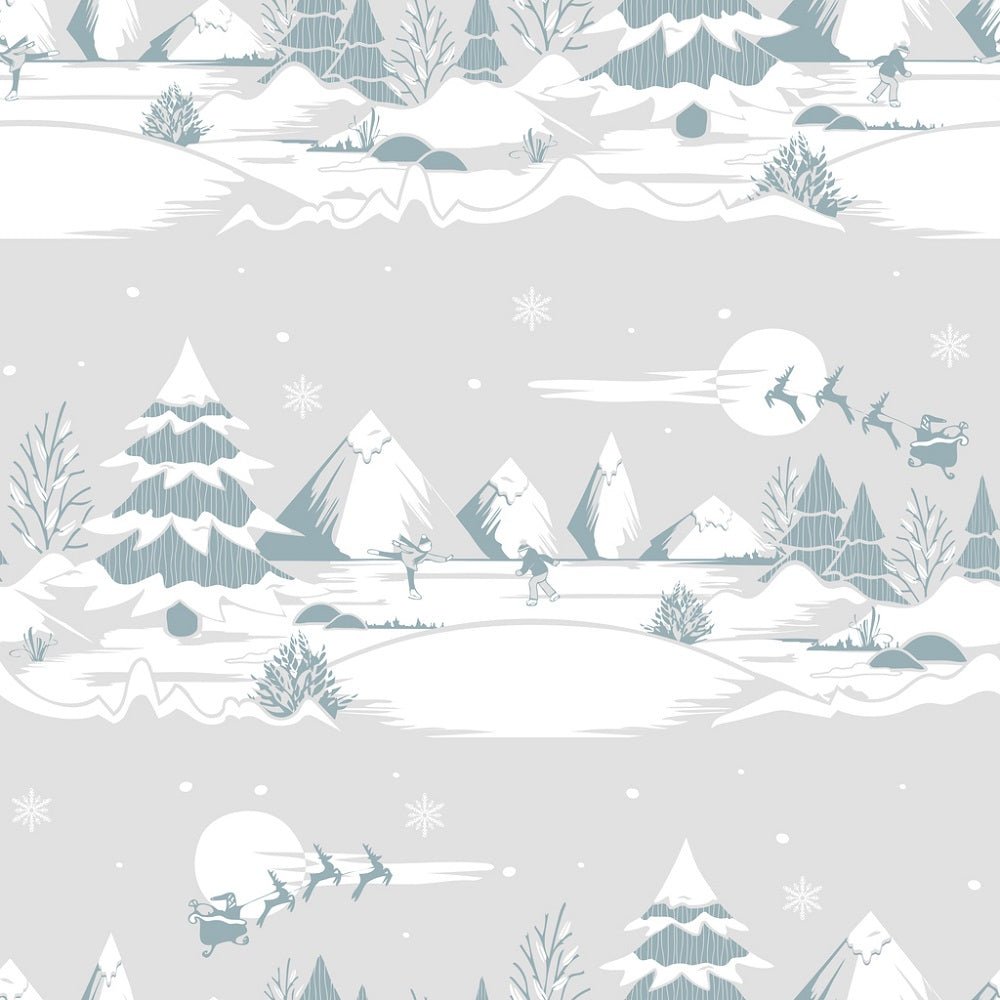 Winter Landscape Fabric