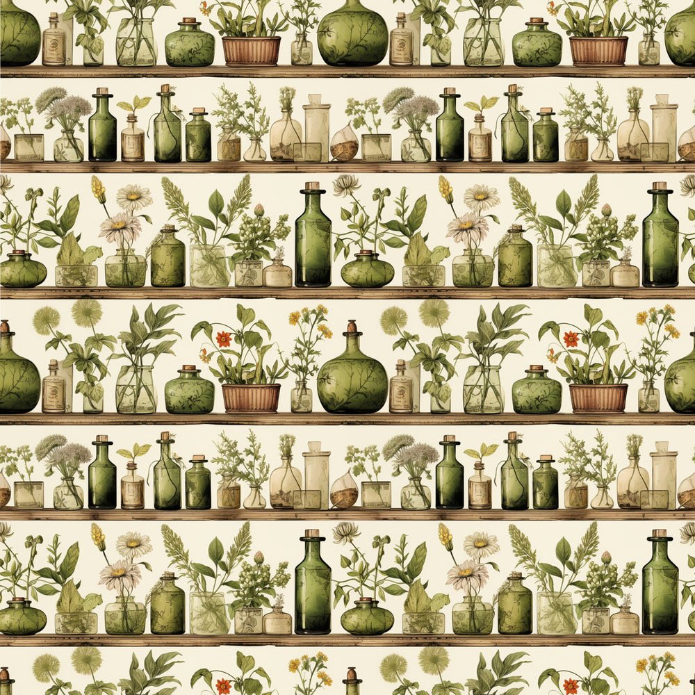 Wild Earth Apothecary Pattern #2 Fabric