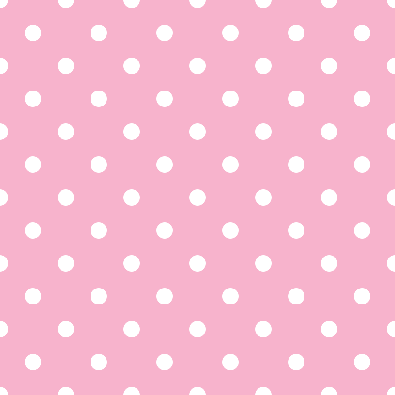 White Dots Fabric - Cupid Pink