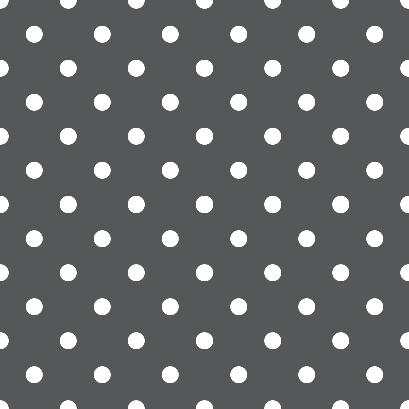 White Dots Fabric - Steel Gray