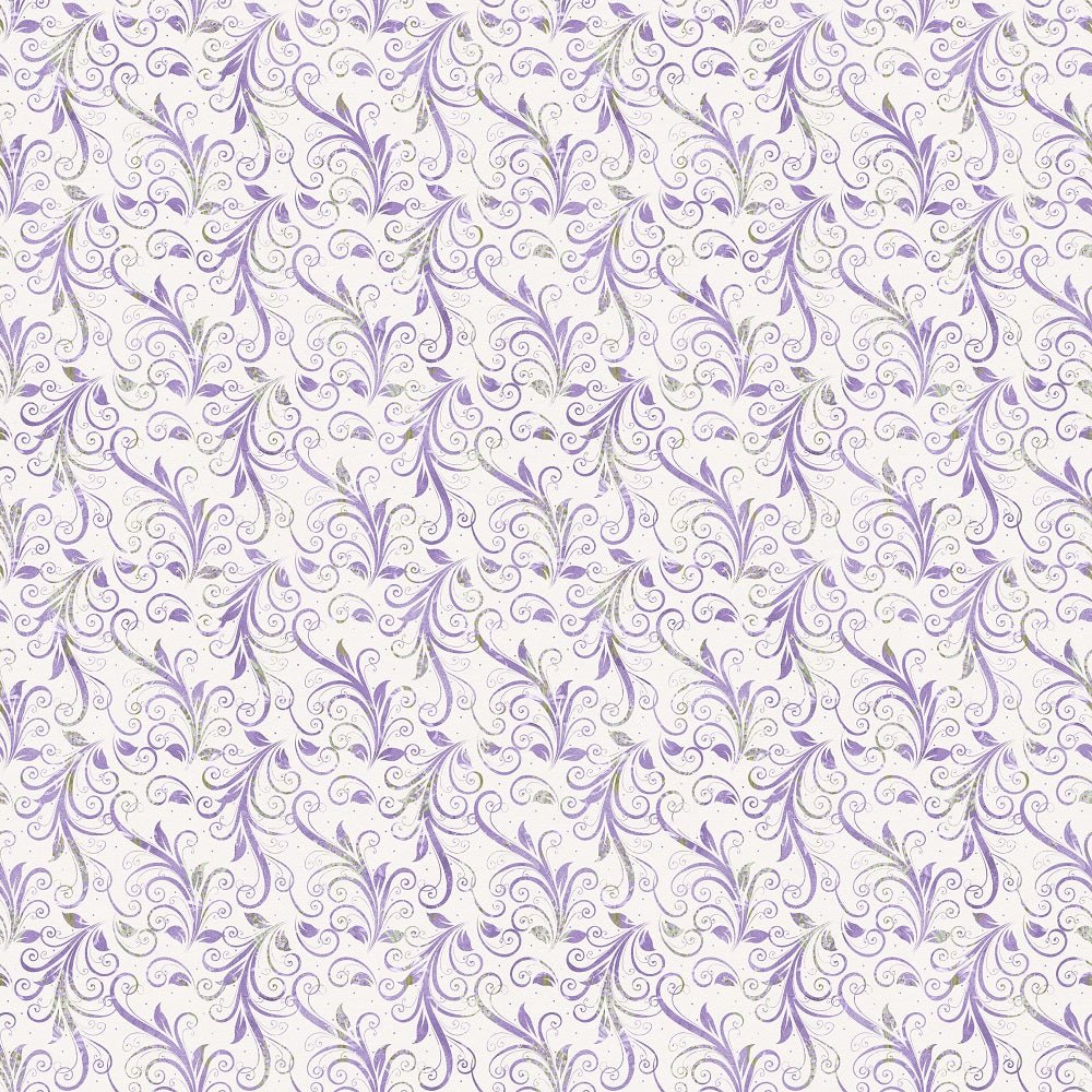 Watercolor Vines Fabric - Cream