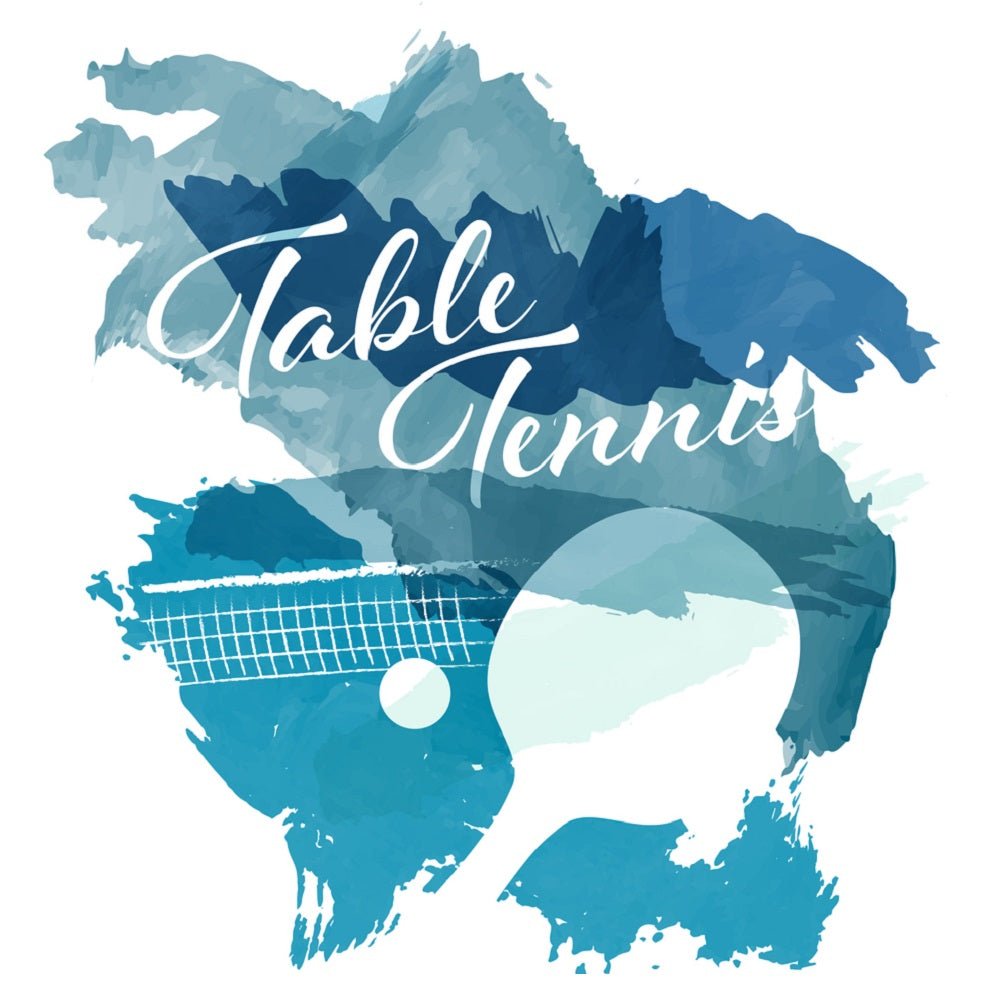 Watercolor Splash Table Tennis Fabric Panel