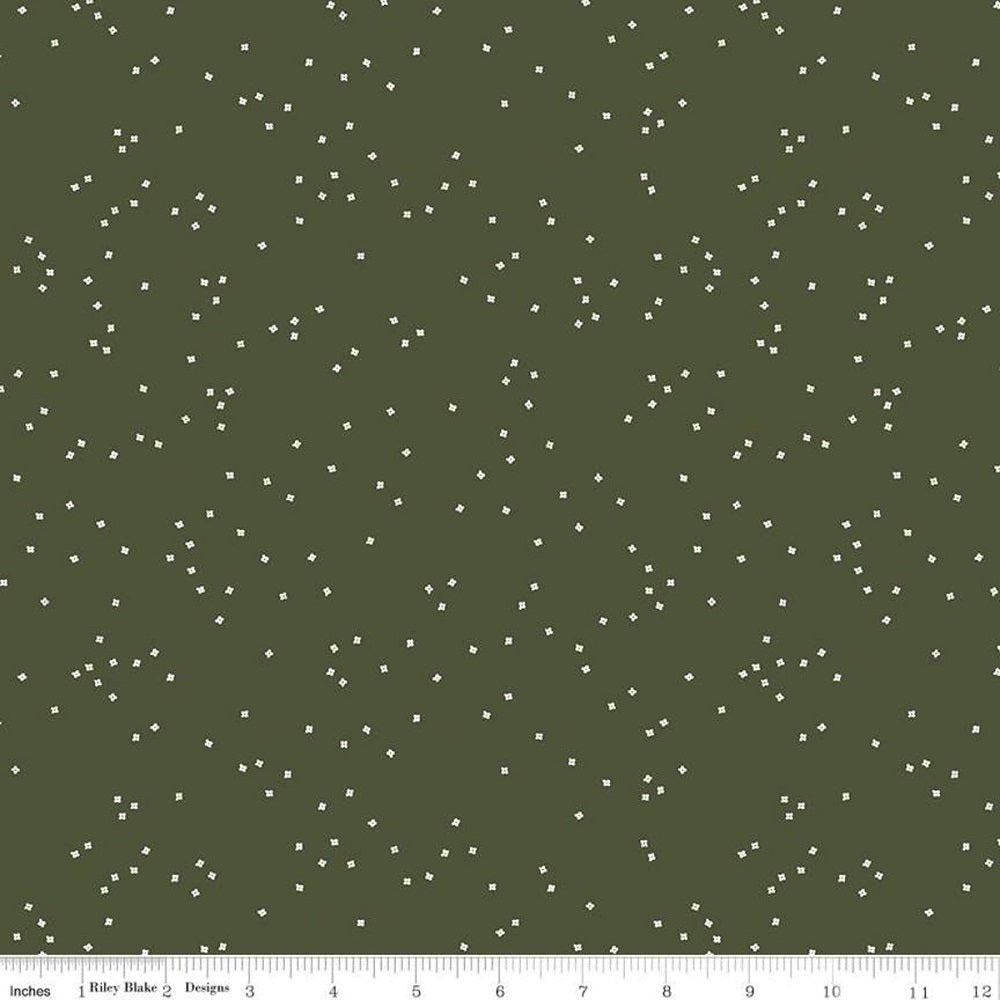 Blossom Fabric - Chive