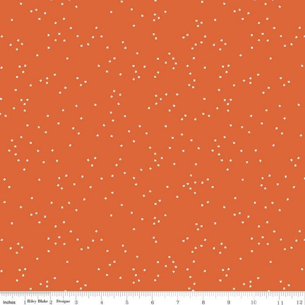 Blossom Fabric - Orange