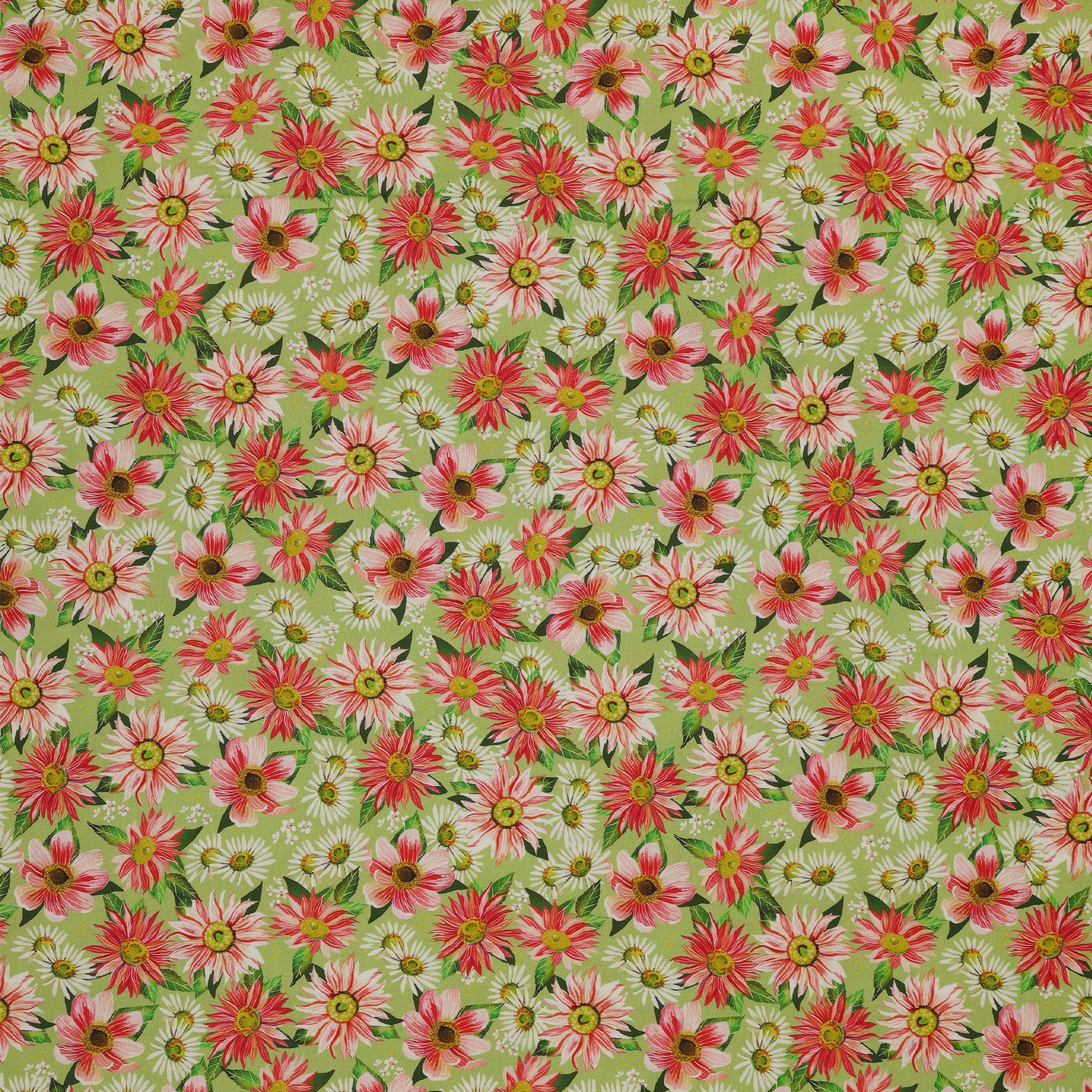 A Prairie Heart Fabric Collection - Country Bloom Fern